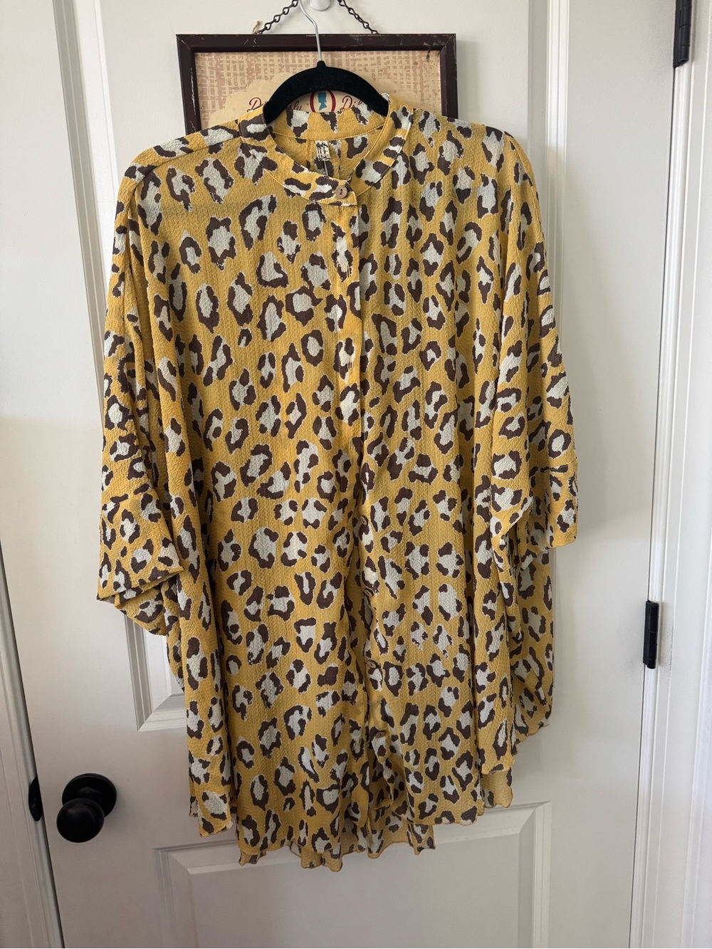 Free People Intimately Oversized Button Front Shirt